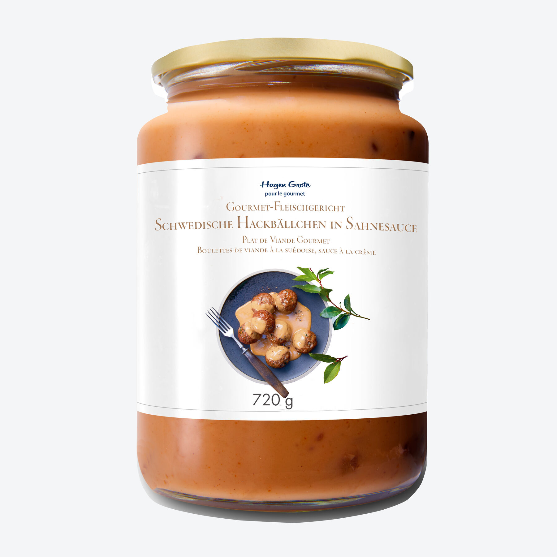 Schwedische Hackfleischbällchen in Sahnesauce - 720 g - Hagen Grote ... Schwedische Hackfleischbällchen in Sahnesauce - 720 g - Hagen Grote ...